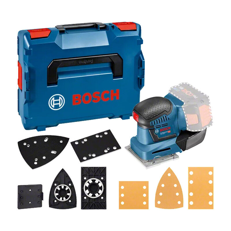 Bosch Professional - Ponceuse vibrante - bosch - GSS18 V-10 - Sans batterie, ni chargeur - accessoires - L-Boxx - 06019D0202