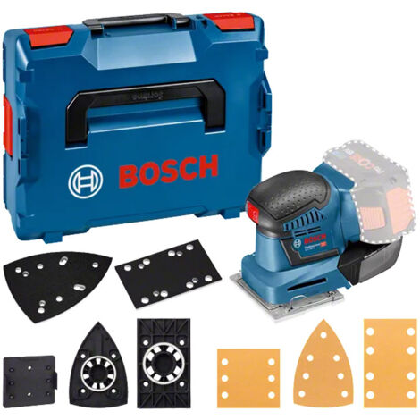 Ponceuse vibrante - BOSCH - GSS18 V-10 - Sans batterie, ni chargeur - accessoires - L-Boxx - 06019D0202