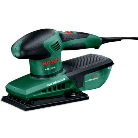 Ponceuse vibrante Bosch - PSS 200 A (Livré dans coffret plastique avec 1 Feuille abrasive P120)