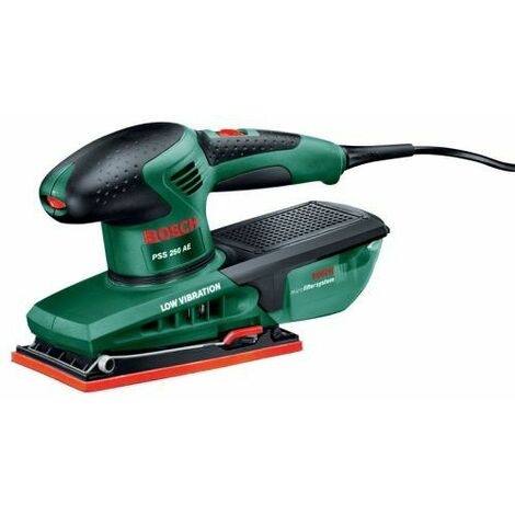 BOSCH Ponceuse vibrante microfiltre PSS 250 AE