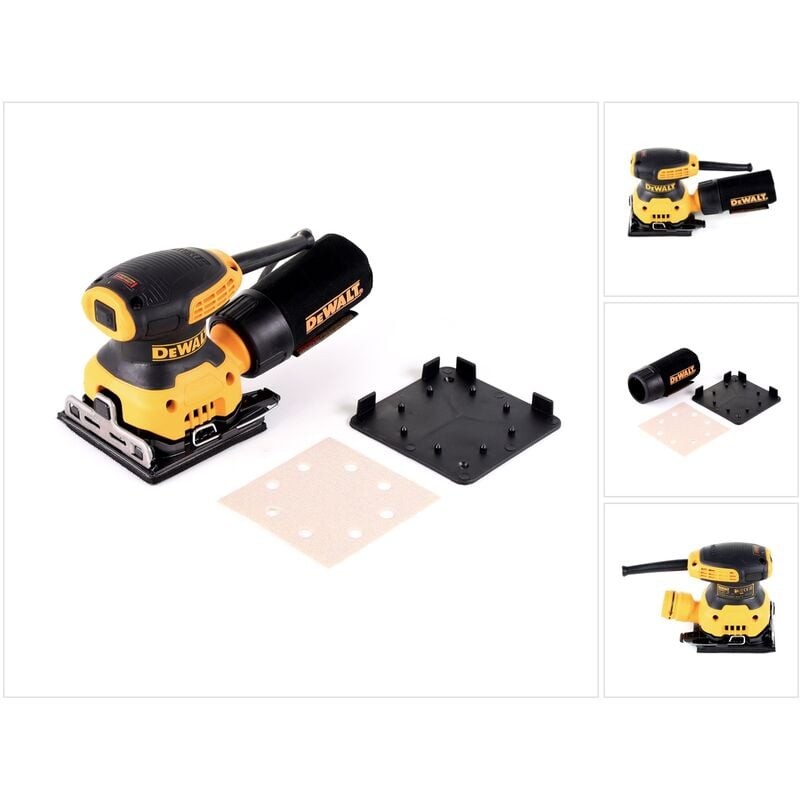 Dwe 6411 Ponceuse vibrante 230 w 1/4 feuille 108 x 115 mm - Dewalt