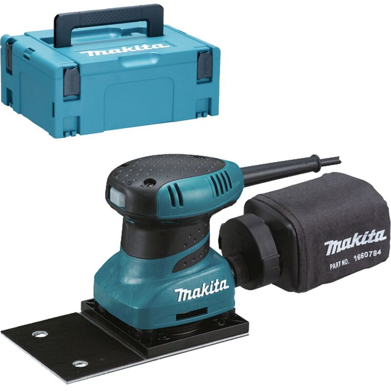 Ponceuse Vibrante Makita BO4566J – 200 W, 28 000 tr/min, Aspiration Efficace