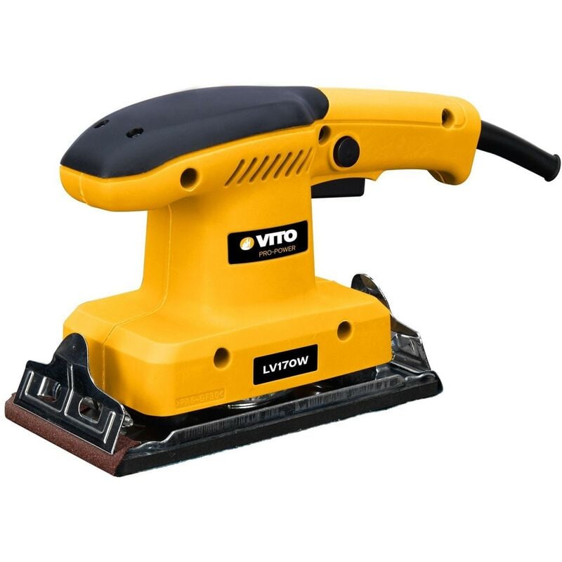 Ponceuse vibrante 170W Surface de ponçage 90 x 187 mm Changement du papier Facile Vito