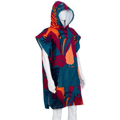 Poncho de Plage en Microfibre "Yucatan" 80x100cm Multicolore