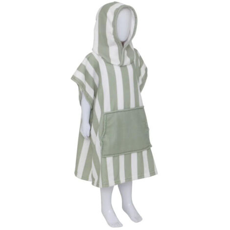 Poncho de Plage Enfant "Wili" 55x70cm Vert Céladon