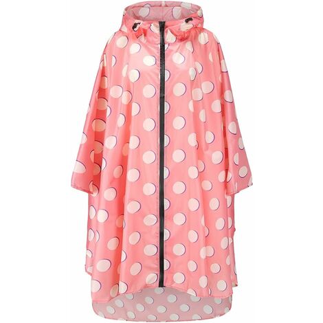 Poncho de pluie imperméable pour femme, élégant, léger et réutilisable, veste de pluie avec capuche
