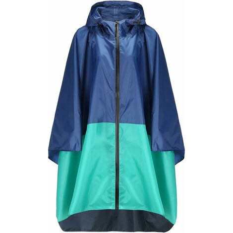 Poncho de pluie imperméable pour femme, élégant, léger et réutilisable, veste de pluie avec capuche