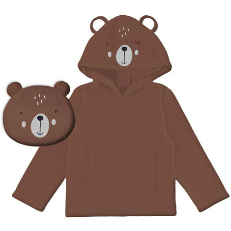 Poncho enfant 60x95 cm OURS, par Soleil d'Ocre
