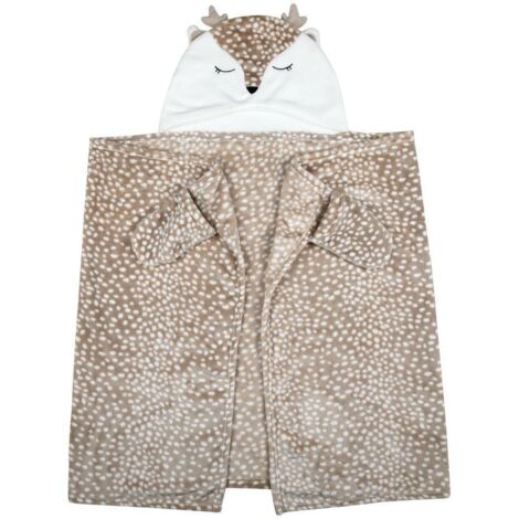 Poncho GABIN 75x150 motif cerf