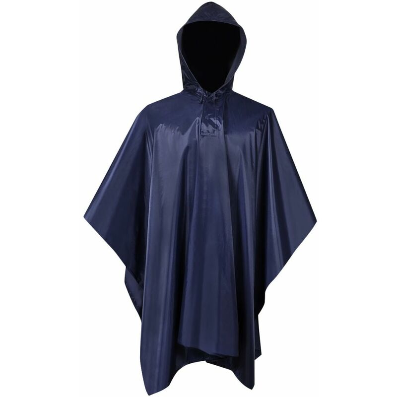 

Poncho impermeable lluvia ejercito campamento/senderismo azul marino