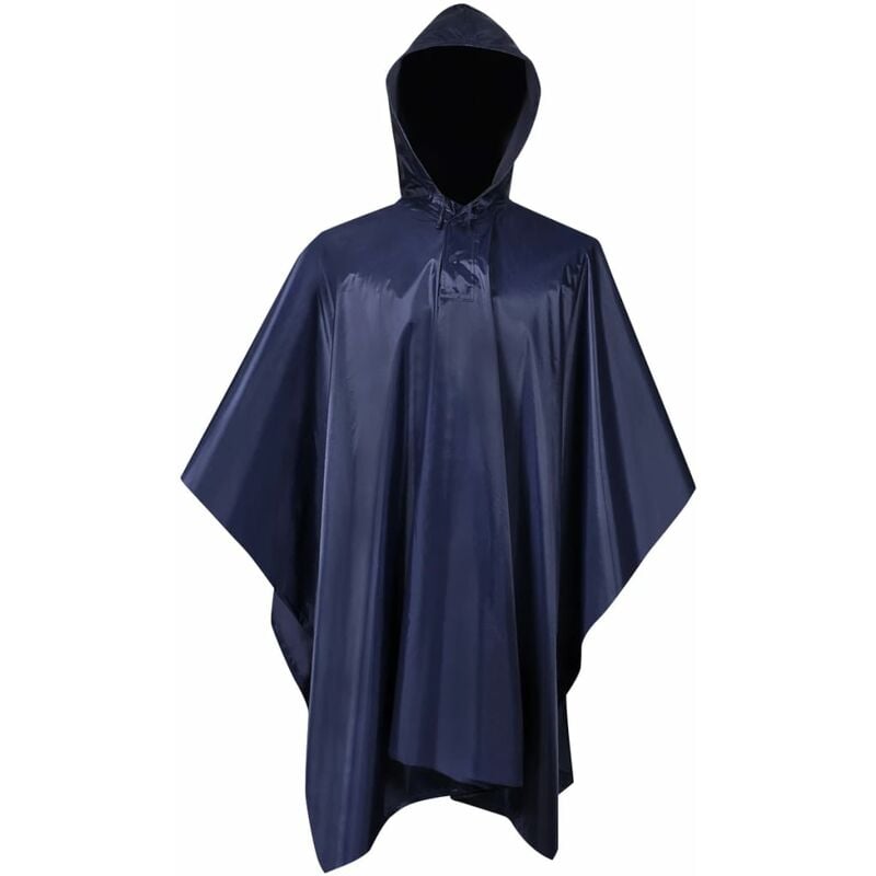 

Poncho impermeable lluvia ejército campamento/senderismo azul marino