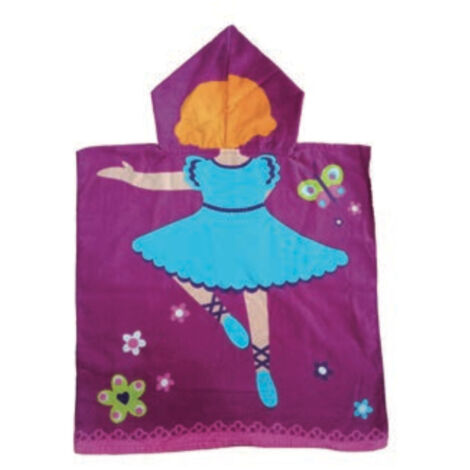 Poncho Mare In Spugna Linea Billy Disegno Ballerina