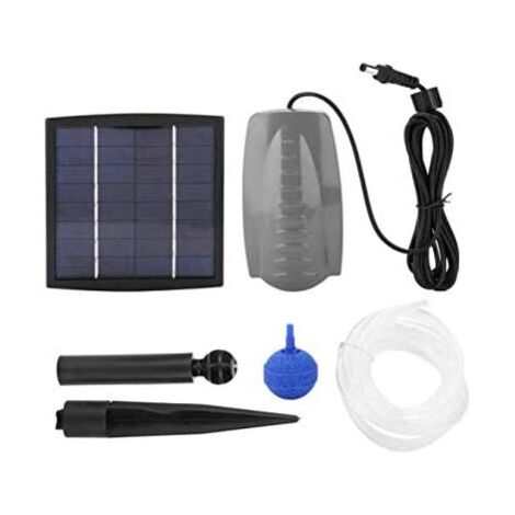 Pond Aquarium Oxygenator Aerator Submersible Solar Powered Garden Pond Oxygenator Air Pump Aerator Pool Aquarium Tropical Fish or Fountain