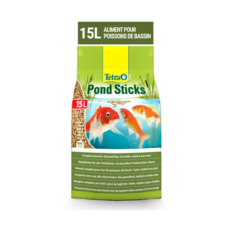 Alimentation Pond Sticks pour poissons de bassin Contenance 15 litres - Tetra