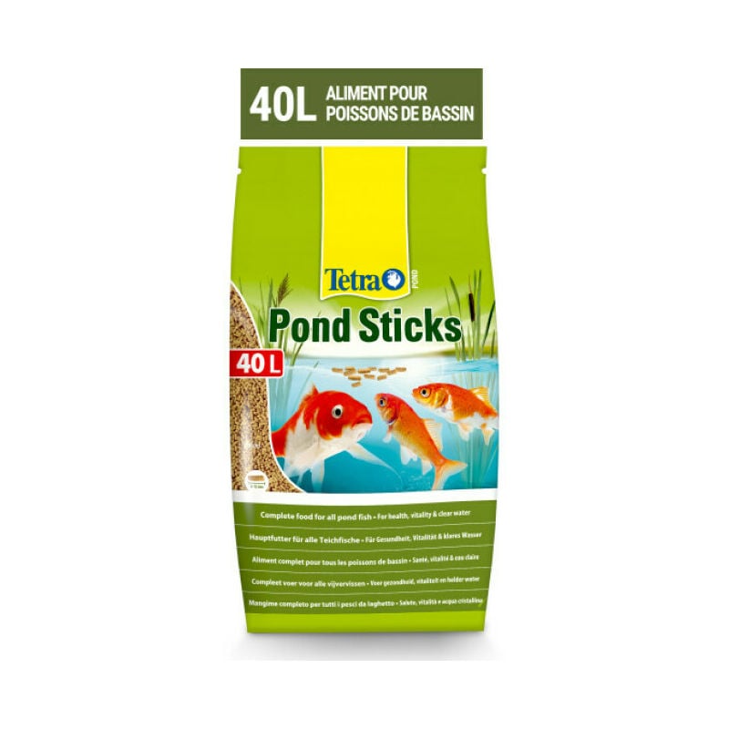 Alimentation Pond Sticks pour poissons de bassin Contenance 40 litres - Tetra
