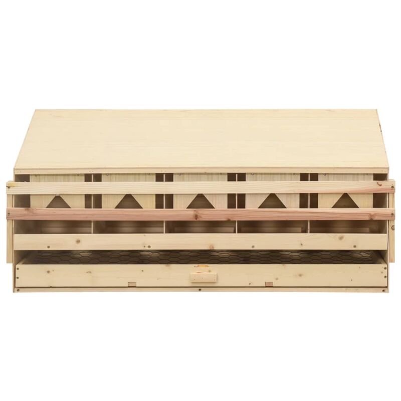 Vidaxl - Pondoir 5 compartiments 117x33x54 cm bois de pin massif