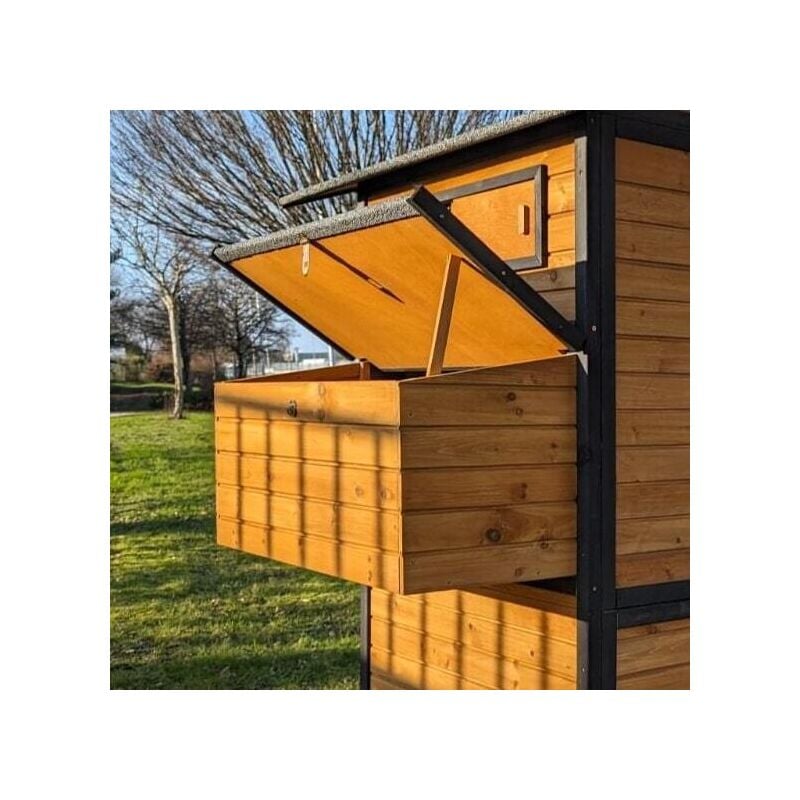 Pondoir Supplémentaire Pour Poulailler Vorwerk Toit Noir