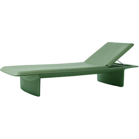 Ponente  Verde malva - Grigio chiaro  originale Slide lettino prendisole sdraio mare piscina esterno giardino made in Italy di design