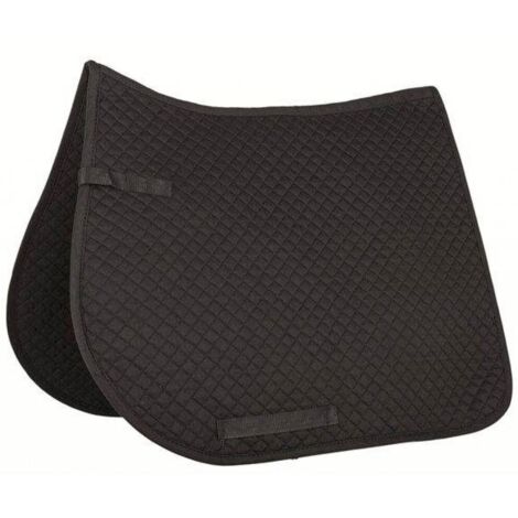 poney, Blanc 1200: Dessous de selle anglais matelassé en mousse