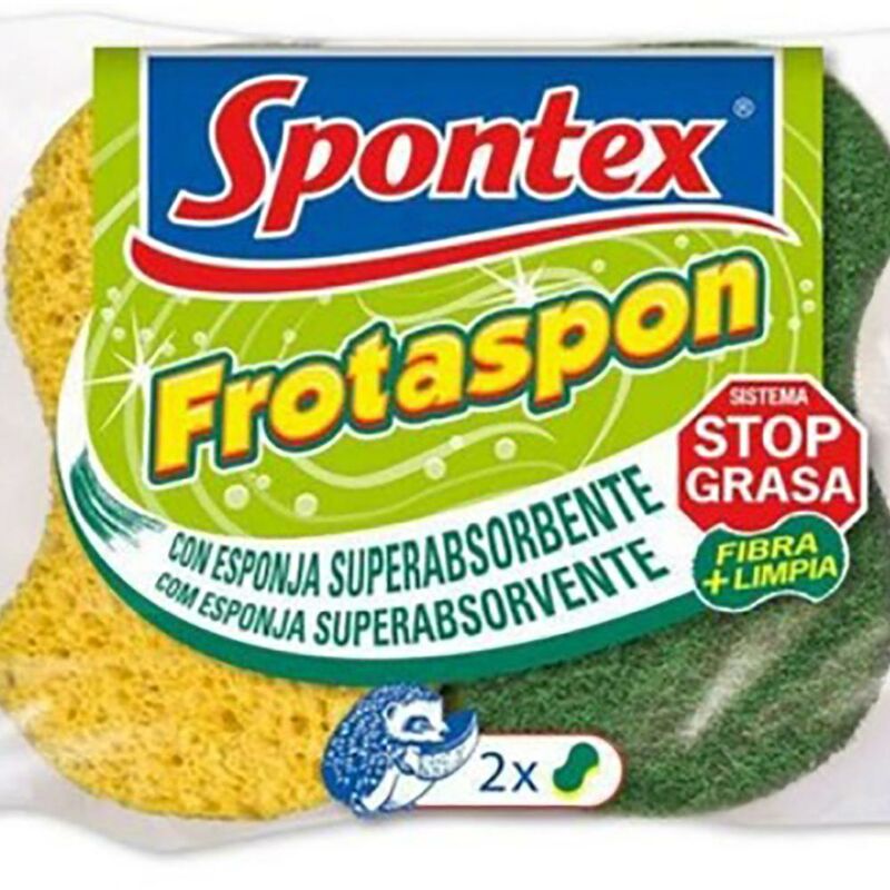 Ponge de nettoyage Éponge en fibre verte Frotaspon Spontex