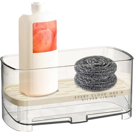 ponge pour vier de Cuisine Support Autodrainant Organisateur