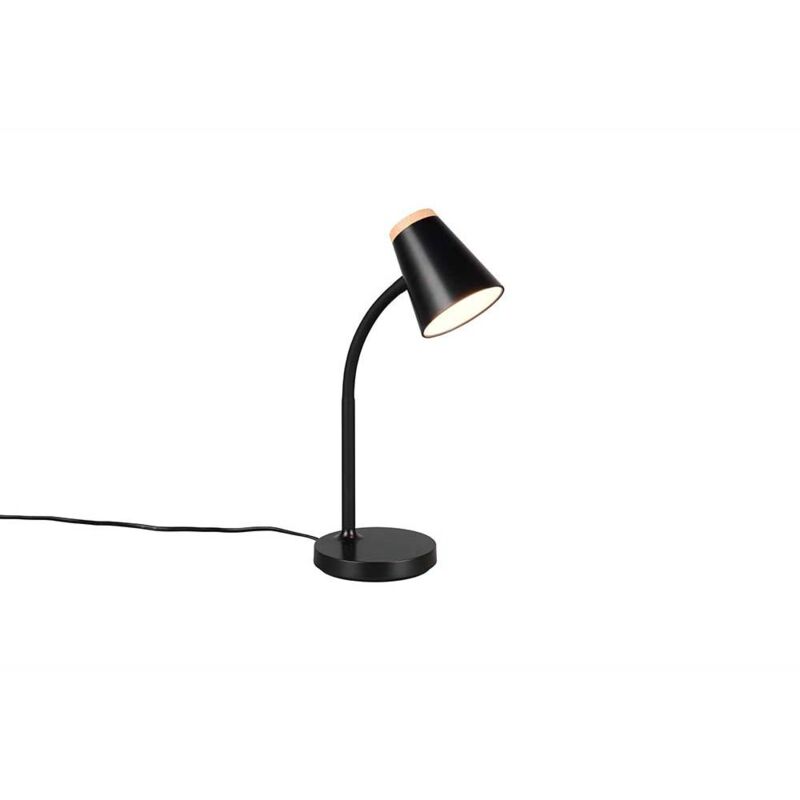 Lampe de table LED lampe de lecture lampe d'appoint bras flexible noir H 36 cm Lampe de table LED lampe de lecture lampe d'appoint bras flexible noir H 36 cm