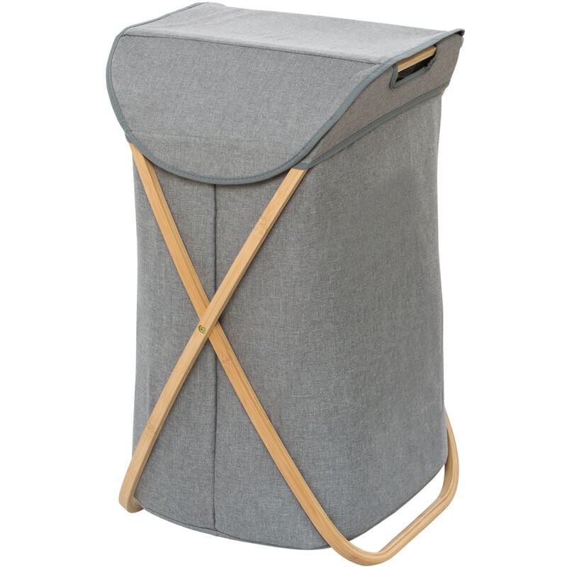

WENKO Pongotodo cesta saco ropa contenedor cubo lavandería Bahari 79 L