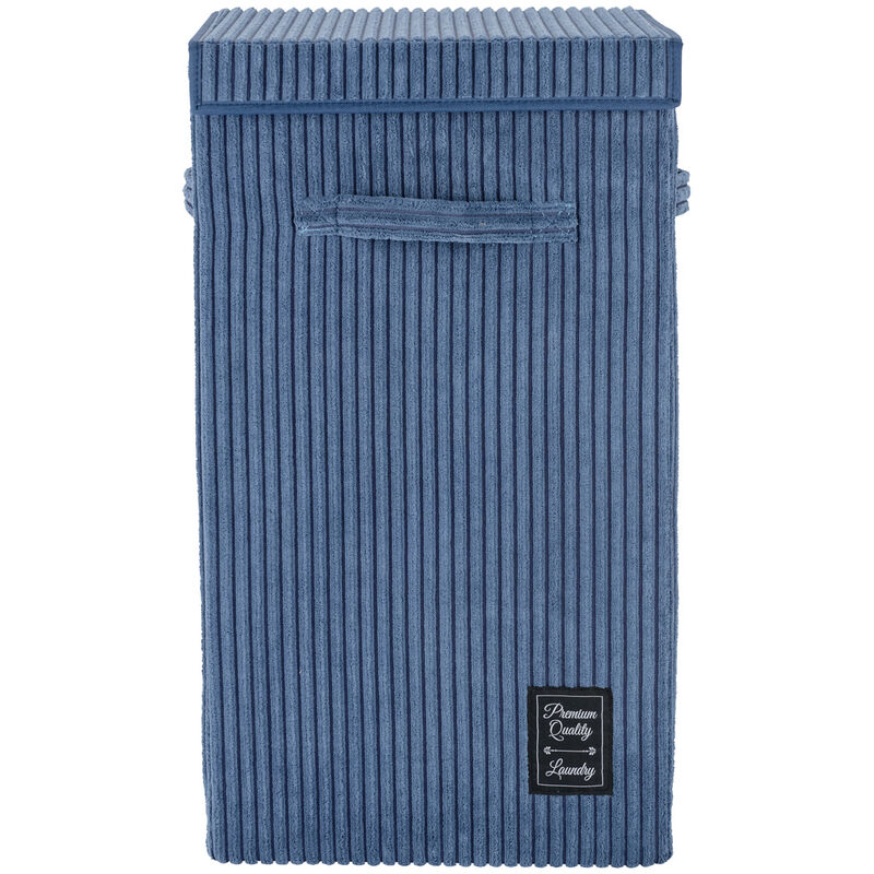 

WENKO Pongotodo cesta saco ropa contenedor cubo lavandería Cora azul 63 L