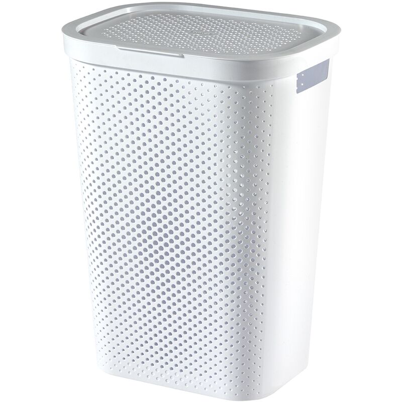 

CURVER Hamper Infinity Recycled Baúl para la Colada, Blanco, 59 - blanc