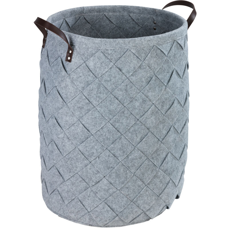 

WENKO Pongotodo cesta saco ropa contenedor cubo lavandería Trovo gris 75 L