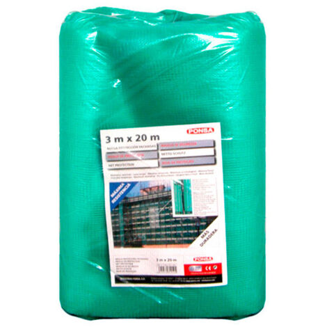 Ponsa Filet de protection vert 3m x 20m robuste