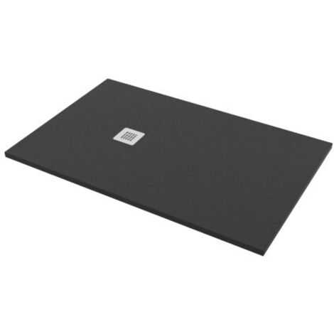 PONSI Piatto doccia rettangolare 110x80 nero effetto pietra codice prod: BPMARKSTON8011