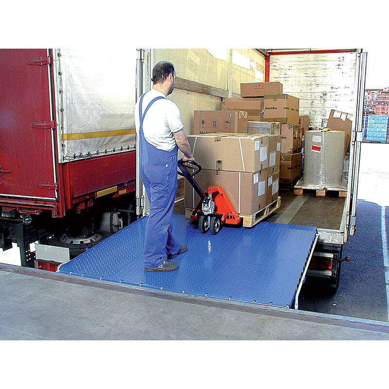 Pont de chargement fixe acier - Longueur 1250mm/Largeur 1500mm - Charge max 5000kg - Prix Unitaire - FBSS01