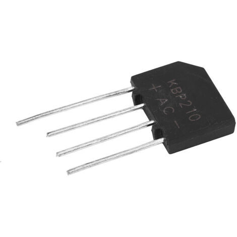 Pont de diodes 2A 1000V KBP210, redresseur plat pour Circuit électronique (5 pièces)