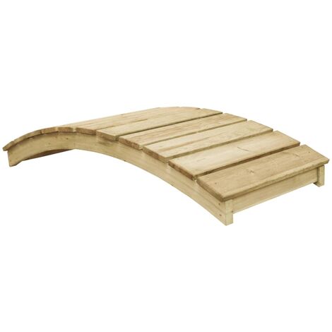 Pont de jardin | Pont en bois Pont de Bassin 170x74 cm Pin imprégné 92905
