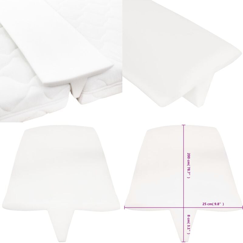 Pont de lit 25 x 200 cm - pont de lit - ponts de lit - Home & Living - Blanc