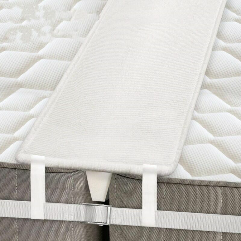 Pont de Lit de 20 cm - Connecteur de Matelas pour Faire des Lits Jumeaux dans King - Cale Matelas avec Sangle Matela pour Les Invités Séjour