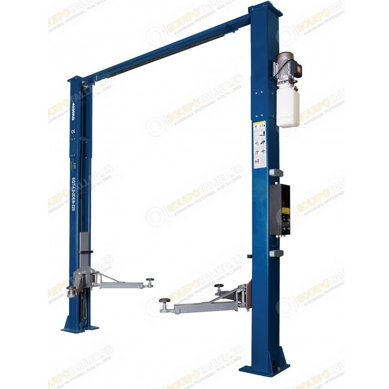 EQT - Pont élévateur 2 colonnes 4 tons arc 380v