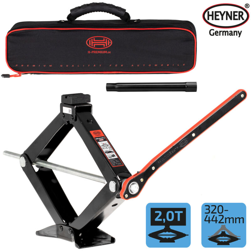 Pont élévateur trapézoïdal premium HEYNER Black Edition 2,0 t
