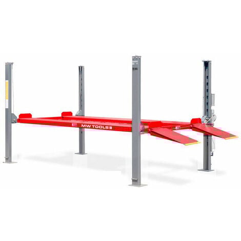 Pont parking élévateur 4 colonnes 3.6T 230V 4700mm 2 véhicules MW Tools PKB1006