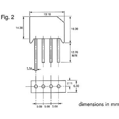 Pont redresseur 50v 4a rs401l