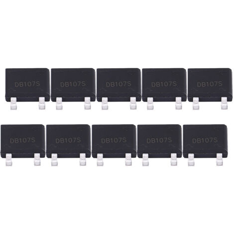 Pont redresseur DB107S 1000V, lot de 10, diode pont pour alimentation, haute tension 1KV, composant électronique.