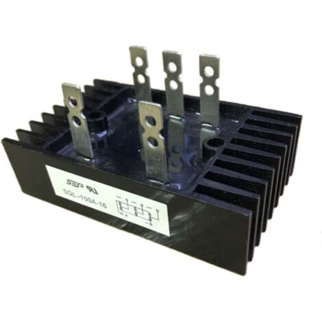 Pont Redresseur Triphasé à Diodes SQL100A 1600V Conversion CA/CC à Courant Alternatif de