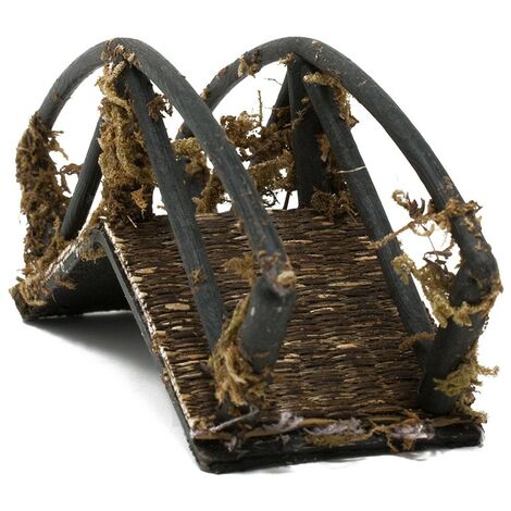 Ponte in Miniatura 13 cm per Presepe in Legno 85293