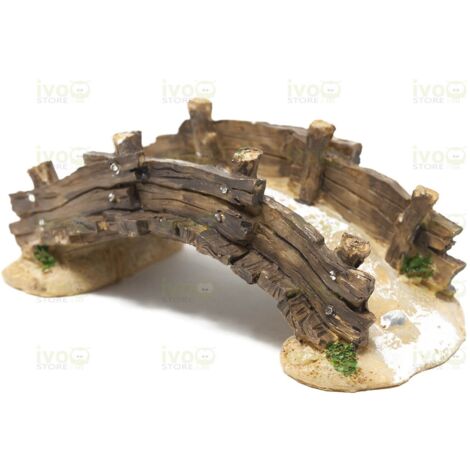 Ponte in Resina 14,5x7 cm Miniature per Presepe C3225