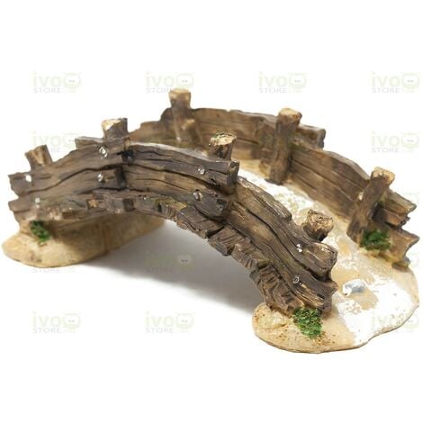 PERAGASHOP Ponte in Resina 14,5x7 cm Miniature per Presepe C3225