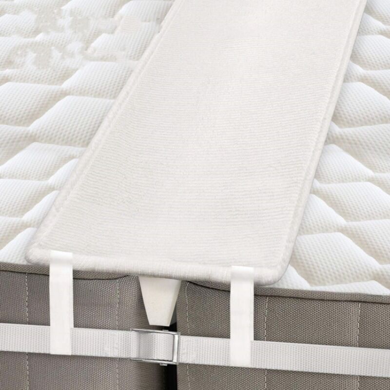 Image of Ponte per letto da 8' - Collegamento materasso per convertire due letti singoli in un letto king size - Cuneo per materasso con cinghia per materasso