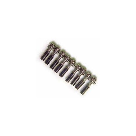 Ponte premontato PM30/10, 10 poli tripolare, colore rosso  CBRPM310