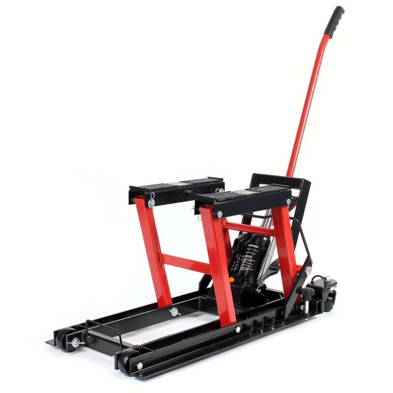 Martinetto Idraulico per Motociclette//ATV Rosso Ponte Sollevatore Moto Cric Idraulico Martinetto Quad Motocicletta 680 kg