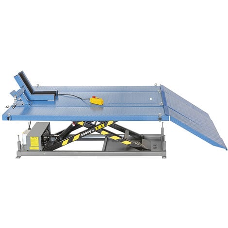 Ponte sollevatore per moto e quad elettroidraulico FERVI S027ATV - portata 600 kg - 1800x1200 mm